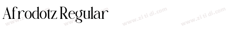Afrodotz Regular字体转换 Afrodotz Regular字体转换